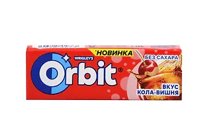 Жевательная резинка "Orbit" со вкусом Кола-Вишня, 13,6г 3131623