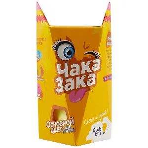 Пластилин Genio Kids, Чака Зака, легкий для детской лепки 35 г, желтый