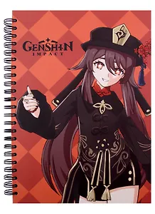 Скетчбук "Hu Tao" Genshin Impact, А5, 60 листов