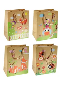 Пакет подарочный бумажный А3 "В мире животных"