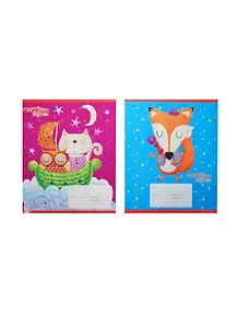 Тетрадь в клетку Unnika, "Marzipan. Сказочные звери", 12 листов, в ассортименте