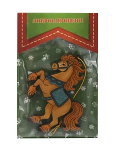 Новогодняя игрушка Лошадка (дерево) (75х90) (Ло1)
