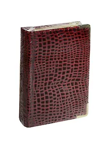 Ежедневник недатированный А6 152 листа "Prestige. Iguana" бордовый