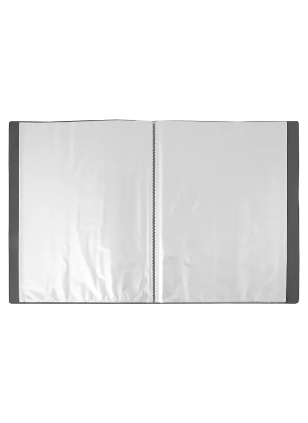 Папка 10ф А4 "STANDARD" пластик 0,6мм, серая   2963530 — 3