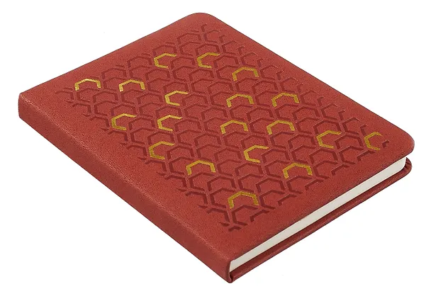 Записная книжка «Gallery. Каштановый NEW» А6, 80 листов в клетку, экокожа, Listoff 3075576 — 2
