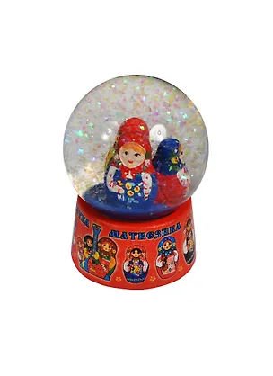 Шар малый Матрешка (полистоун деколь цв. красный) (098D-45-34R) 2381139