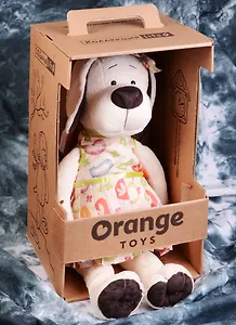 Игрушка мягкая, Orange Toys, Собачка Лапуська. Ранняя пташка 30см OS620/30