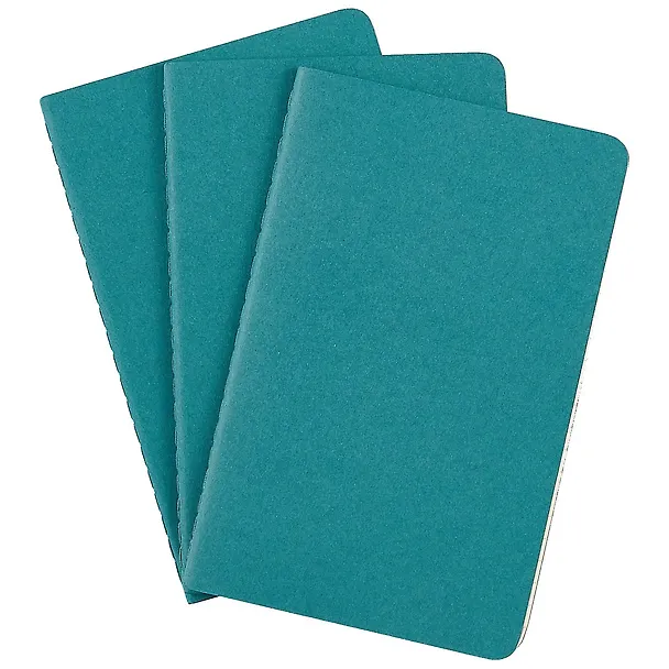 Записная книжка «Cahier Journal Pocket» А6, 32 листа в линейку, голубая, 3 штуки, Moleskine 252054 — 3