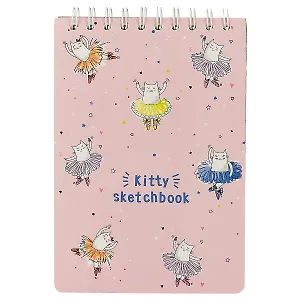Скетчбук «Kitty ballerina», А5, 100 листов