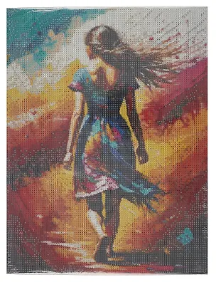 Алмазная мозаика (блестящая), с подрамником, с полным заполнением "Идущая вдаль", 30 х 40 см 3026622