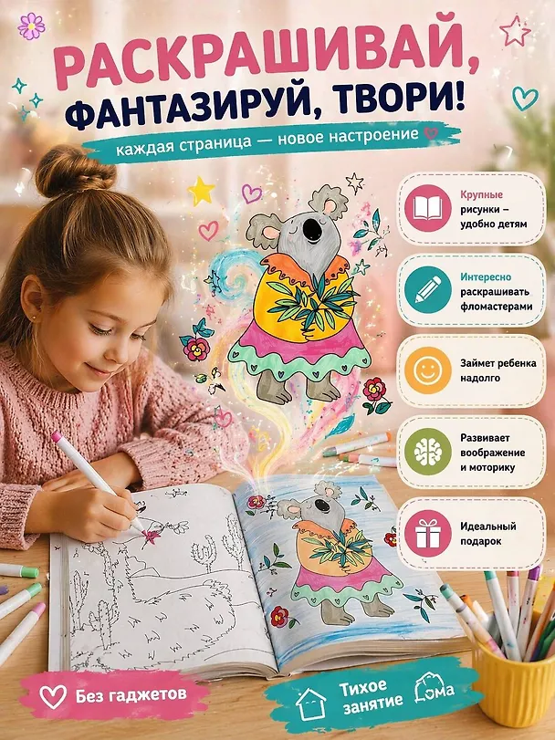 Книга Ленивые и счастливые. Раскраска антистресс (Сара Браун) — 7