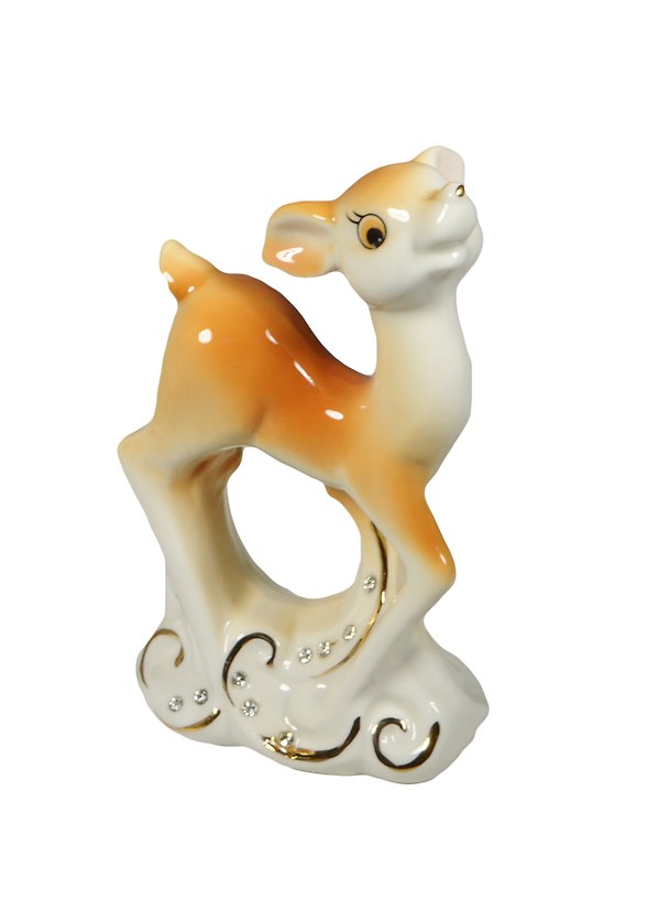 Фигурка Олененок со стразами (12см) (149-288) 2495086 — 1