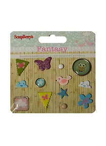 Набор декоративных брадсов Фантазия (SCB340926) (упаковка)