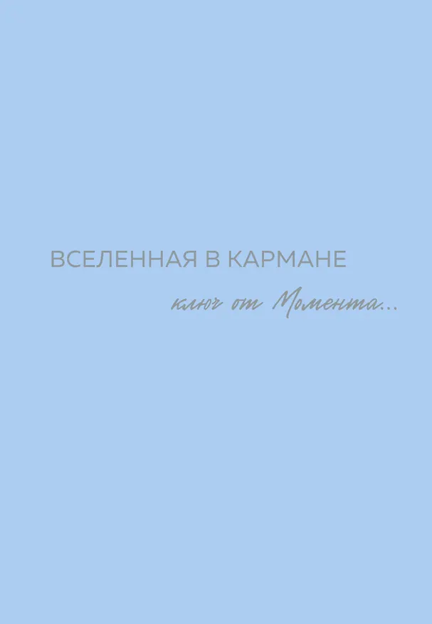 Книга Вселенная в кармане. Ключ от момента (Ольга Вселенная) — 1