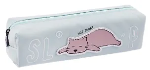 Пенал на молнии "Кот Not today", ткань, 20 х 5,5 2855295