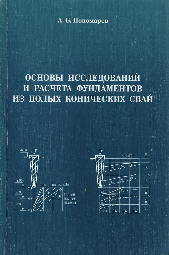 Книга АСВ Пономарев Основы исследований и расчета фундаментов из полых конических свай. (Андрей Пономарев) — 1