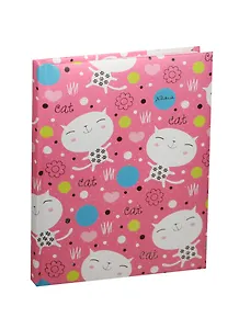 Записная книжка А6 48л кл. "Веселые кошки" 7БЦ, поролон, мат.лам, выб.лак, блестки, Listoff