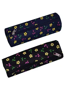 Пенал-тубус "Цветочки джинс"