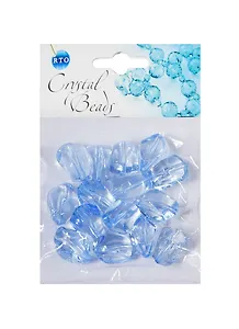 Набор бусин Кристальная игра Камешки светло-голубые (CRP151) (упаковка)