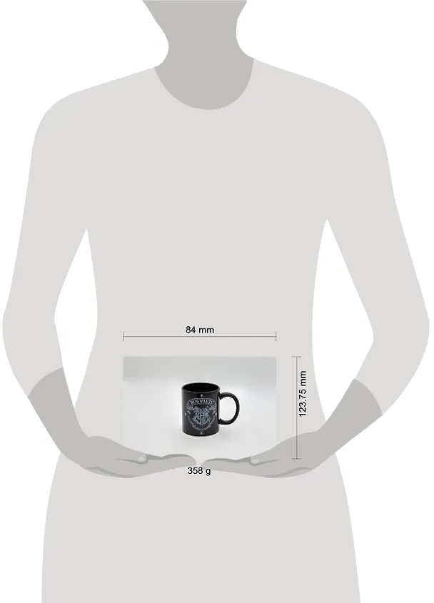 Кружка Хогвартс (черная в коробочке) 2698055 — 3