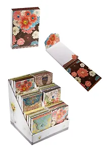 Блок для записей с магнитом и декором Узор (80л) (9х12,5) (9504)