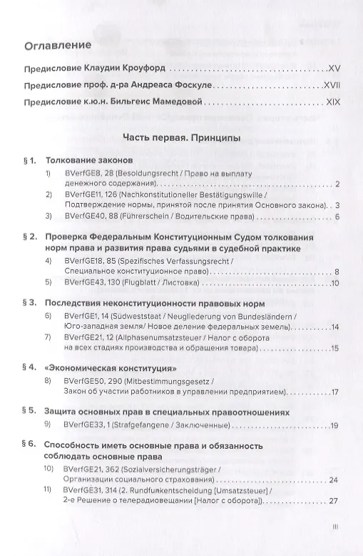 Книга Избранные решения Федерального Конституционного Суда Германии () — 2