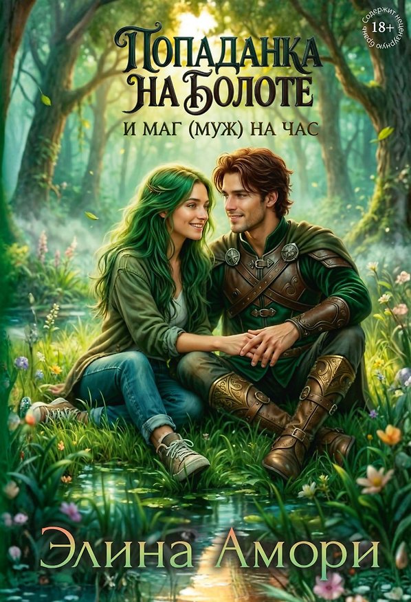 Книга Попаданка на болоте и маг (муж) на час (Элина Амори) — 1