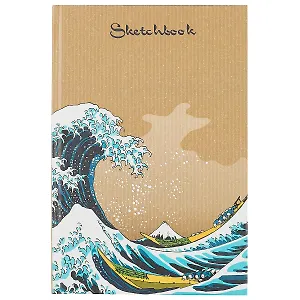 Скетчбук «Волна», 80 листов, А5+