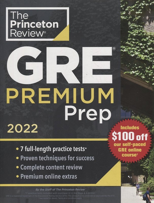ΠΠ½ΠΈΠ³Π° Princeton Review GRE Premium Prep, 2022: 7 Practice Tests+Review and Techniques+Online Tools () β 1