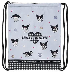 Мешок для сменной обуви "Kuromi. На стиле" 37 х 47 см, 1 отделение