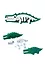 Фигурка HALFTOYS ANIMAL Крокодил, магнитная. Арт. HAS006 — 3168765 — 2