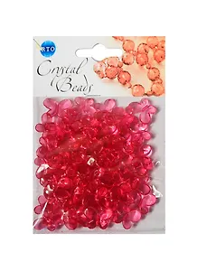 Набор бусин Кристальная игра Бабочки красные (CRP097) (упаковка)