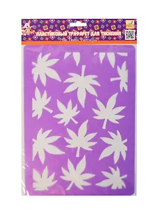 Трафарет пластиковый для тиснения Листья-2 (А4) (FD090029) (C34981) (упаковка)