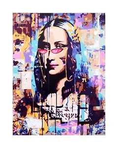 Картина по номерам LORI "Глазами улиц", холст на подрамнике 30х40 см