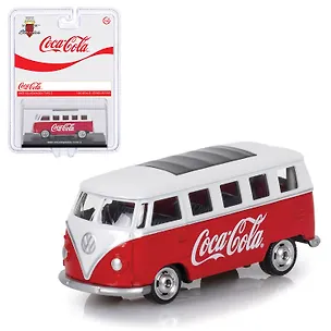 450026 Машинка литая коллекционная Motor City - Die-сast модель Coca-Cola 1963 Volkswagen T1, масштаб 1:50 (металлическая), возраст 14+ 3170866