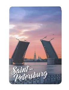 Сувенир, Магнит Дворцовый мост 5,6*8,3см, картон