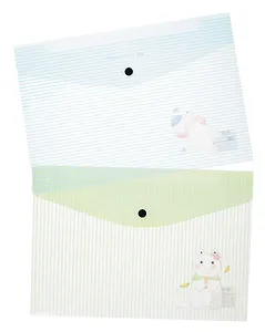 Папка-конверт на кнопке А4 "Котики" ассорти