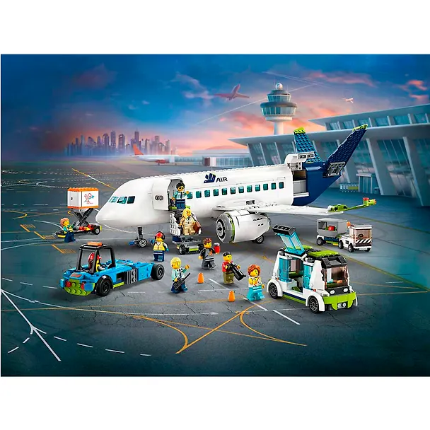 60367 Конструктор детский LEGO City Пассажирский самолет, 913 деталей, возраст 7+ 3165448 — 4