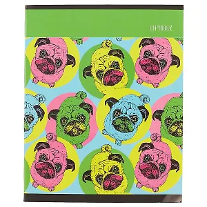 Тетрадь в клетку Unnika, "Забавная компания", 48 листов, в ассортименте