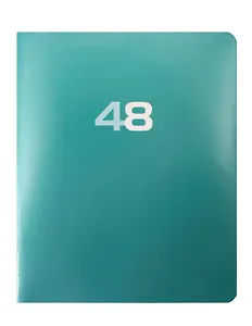 Тетрадь 48л кл. "Классическая серия. Изумруд" мел.картон, метал.пантон