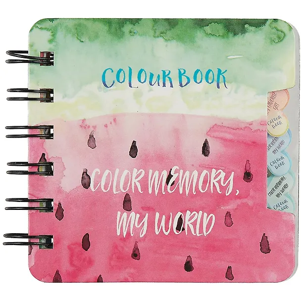 Записная книжка «Colour book» А7, 55 листов в линейку, спираль, в ассортименте 2885721 — 3