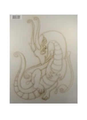 Трафарет Дракон (А3) (055) (упаковка) 2535347