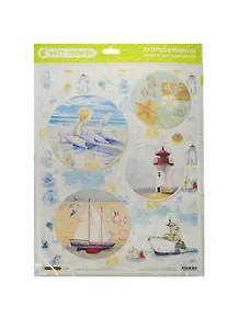 Рис. бумага для декупажа Craft Premier Морское настроение (CP05530) (А3) (25г/м) (упаковка)
