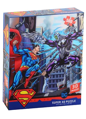 Пазл 500 эл. Super 3D KidsСупермен против Брейниака 2790038