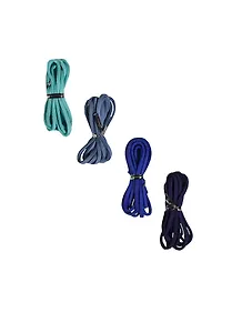 Шнур кожзам. оттенки синего (8470-2) (3мм*1,4см*1м) (1 моток) (упаковка)