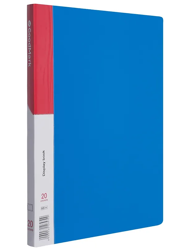 Папка с файлами А4, 20 файлов, в ассортименте, GoodMark 3028470 — 14