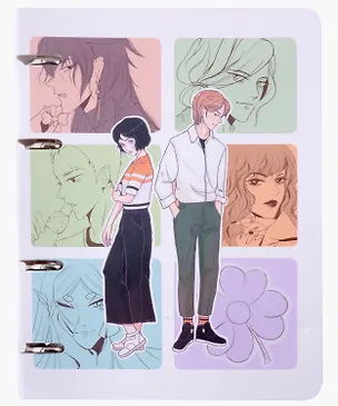 Тетрадь 100л "Комикс (Эксклюзив)" на кольцах, мел.картон, твин-лак, квадр.корешок, скругл.углы 3032977