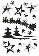 HERMA Наклейки MAGIC Новый год Рождество (полет)