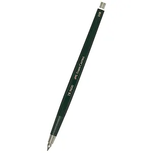 Карандаш цанговый 2,0мм, НВ, корпус пластик, темн.зелен, TK-9400 Faber-Castell