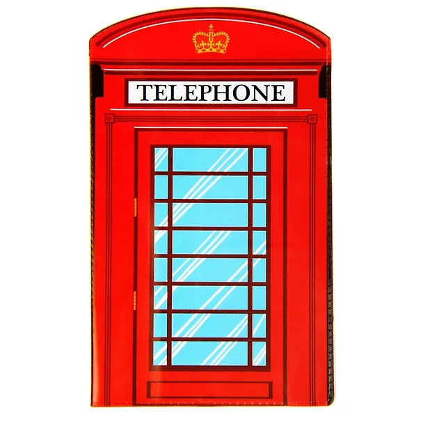 Обложка для паспорта фигурная TELEPHONE (841288) 2444857 — 1
